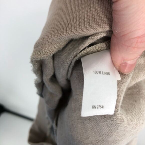 J. JILL Love Linen Tapered Leg Pull On Linen Pants - Picture 10 of 10